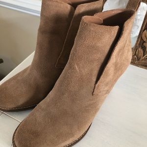 Lucky brand wedge booties